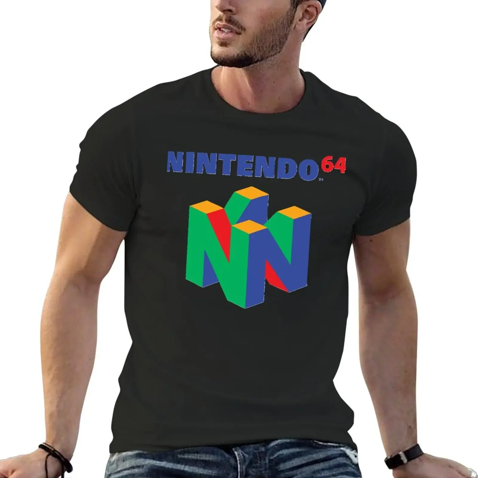 نينتندوز 64 تي شيرت الملابس ال - مراجعة Retro Gaming T Shirt وسعره