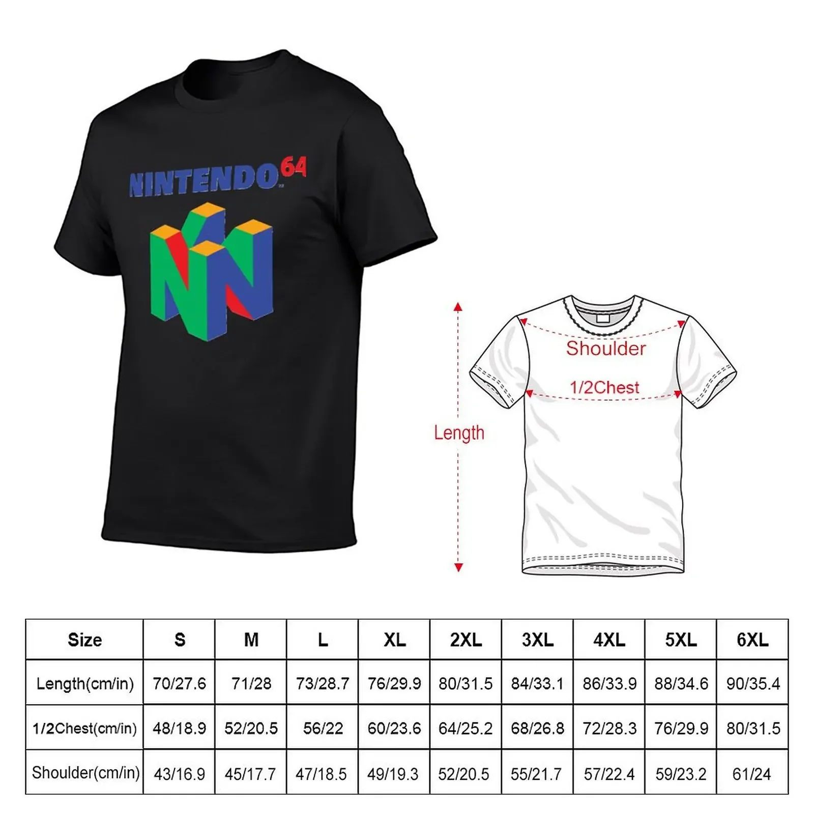 نينتندوز 64 تي شيرت الملابس ال - مراجعة Retro Gaming T Shirt وسعره