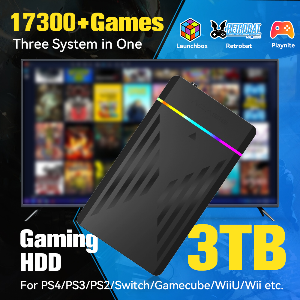 3 تيرابايت محمول للألعاب HDD L - مراجعة Retro Gaming N64 وسعره